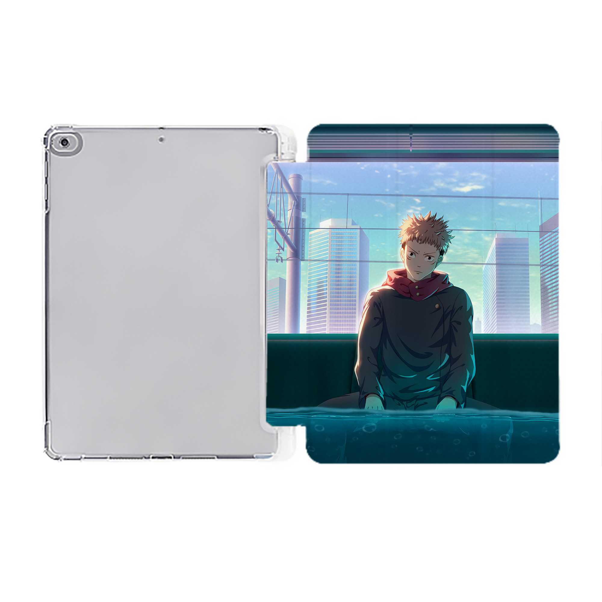 （画像用） SPY×FAMILY间谍家家酒 IPad ケース ペン収納付き 三つ折りスタンド PUレザー×シリコン 対応機種9.5/10.5/10.9インチ
